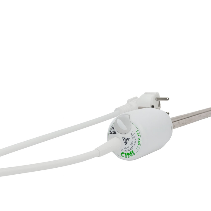 Slika CINI Mek električni grejač 1/2" 2.0 kW beli